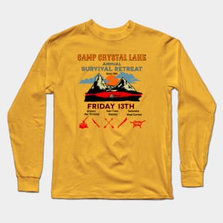 Camp Crystal Lake Survival Retreat Long Sleeve T-Shirt